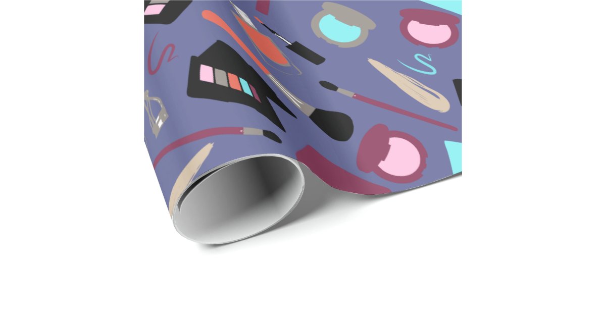 Makeup Wrapping Paper V2 Zazzle