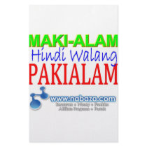 Maki-alam Hindi Walang Pakialam stationery