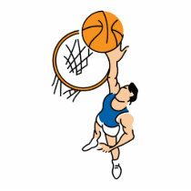 making a dunk simple basketball graphic acrylic cut outs