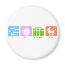 Making Baby Fridge Magnets