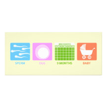 Making Baby Rack Card Template