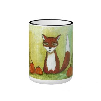 Making Choices Woodland Fox Art Painting Coffee Mug