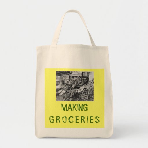 Making Groceries Grocery Tote Bag | Zazzle