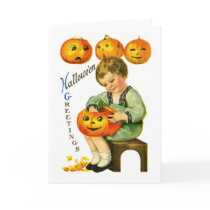 Making Halloween Jack-o-Lanterns cards