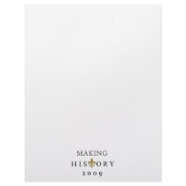MAKING HISTORY 2009 WHODAT NATION LETTERHEAD TEMPLATE