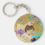 Making new friends key chain