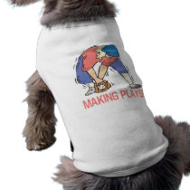 Making Plays Dog T-shirt