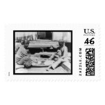 Making Poi in Hawaii 1908 Postage Stamp
