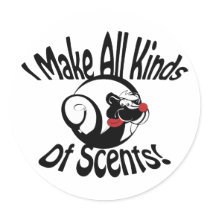 Making Scents Skunk stickers by haywiregraphics Making Scents Skunk stickers
