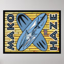 Mako Haze - SOS Poster 18x24 posters
