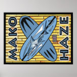 Mako Haze - SOS Poster 18x24