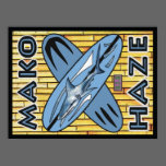 Mako Haze - SOS Poster 18x24 posters