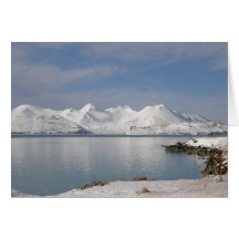 Makushin Mountains in Winter Cards