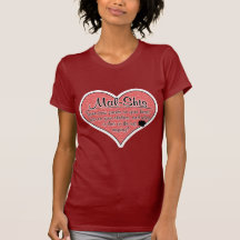 Mal-Shi Paw Prints Dog Humor T-shirt