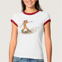 Mala Kicking Leaves t-shirts