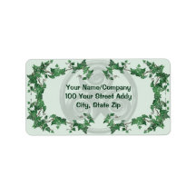 Malachite Ivy Triskel Custom Address Labels