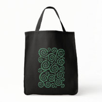 Malachite Spiral bags by zwicky Malachite Spiral bags