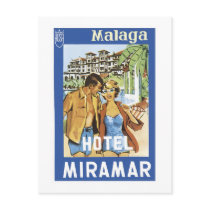 Malaga Hotel Miramar Postcards