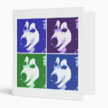 Malamute Dog Vinyl Binder