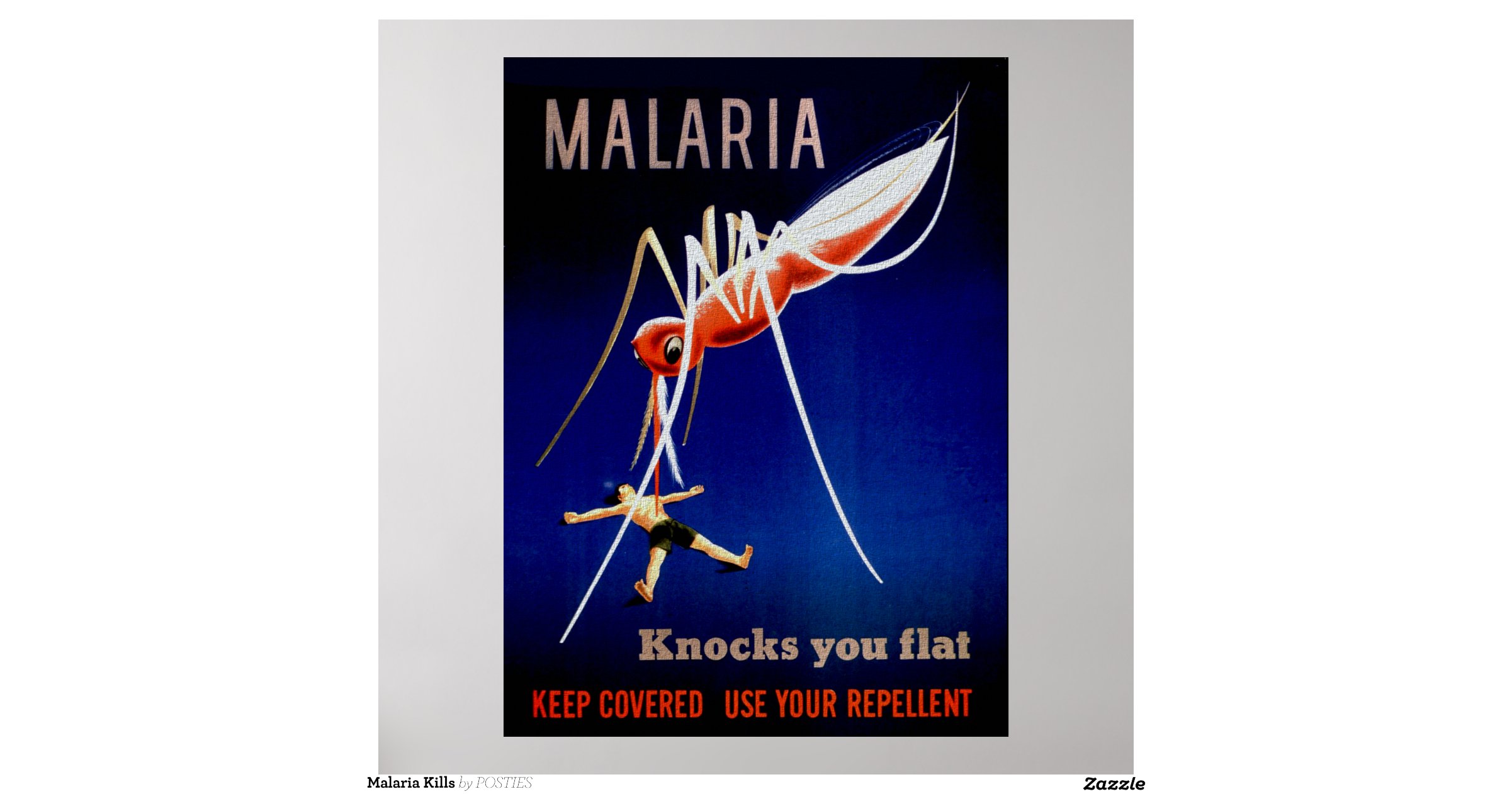 Malaria Kills Poster