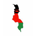 Malawi flag map t-shirts by FlagStore Malawi flag map t-shirts