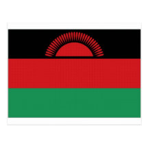 Malawi National Flag Postcard