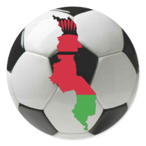 Malawi national team round stickers