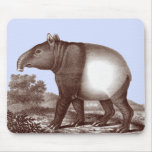 Malay Tapir in a Landscape background customizable mousepads