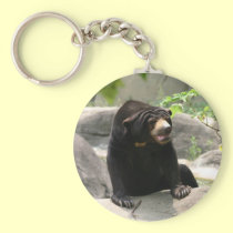 Malaya sun bear keychains