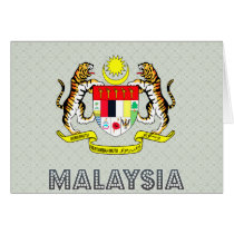 Malaysia Coat of Arms Cards