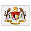 Malaysia Coat of Arms cards