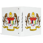 Malaysia Coat of Arms detail binders