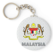 Malaysia Coat of Arms Keychain