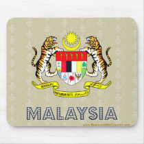 Malaysia Coat of Arms Mouse Pads