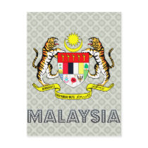 Malaysia Coat of Arms Postcards