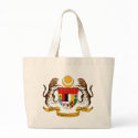 Malaysia Coat of Arms Tote Bag