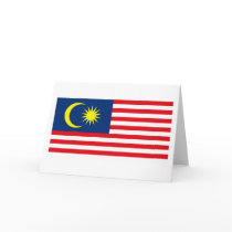 Malaysia Flag Greeting Card by FlagTshirts Malaysia Flag Greeting Card