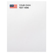 Malaysia Flag letterhead by flagshirts Malaysia Flag letterhead