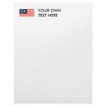 Malaysia Flag Letterhead Design
