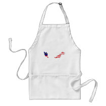 Malaysia flag map aprons