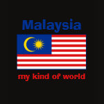 Malaysia Flag Map Text Ladies Baby Doll