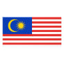 Malaysia flag photo card template