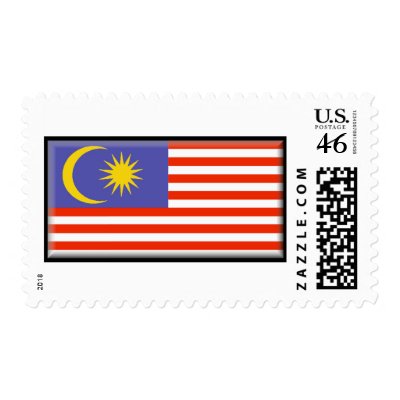 Malaysia Flag Postage Stamp by jacinto888
