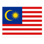 Malaysia Flag Postcard