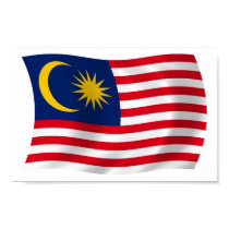 Malaysia Flag Poster Print