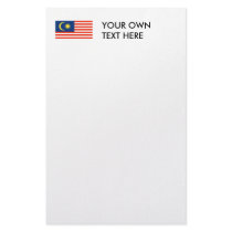 Malaysia Flag stationery