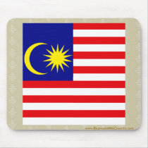 Malaysia High quality Flag Mouse Pads