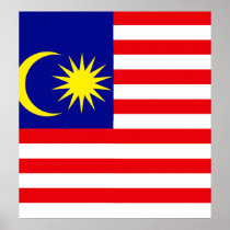 Malaysia High quality Flag Posters