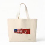 Malaysia & Kelantan waving flags bags