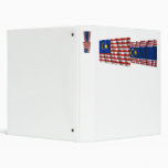 Malaysia & Kuala Lumpur waving flags Binders